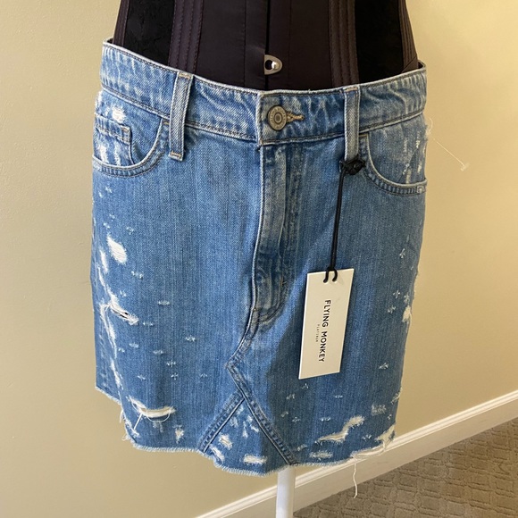 NWT flying Monkey jeans skirt size 29 - Picture 2 of 14